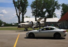 Maserati Polska prezentuje Maserati Ghibli na terenie lotniska Obory