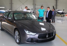 Maserati Polska prezentuje Maserati Ghibli na terenie lotniska Obory